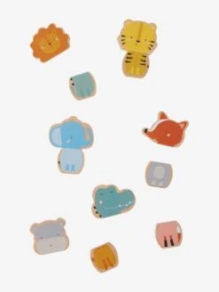 Animaux Magnétiques à Assembler En Bois FSC® Multicolore - Vertbaudet -Vertbaudet Soldes Magasin animaux magnetiques a assembler en bois fsc 1