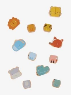 Animaux Magnétiques à Assembler En Bois FSC® Multicolore - Vertbaudet -Vertbaudet Soldes Magasin animaux magnetiques a assembler en bois fsc 3