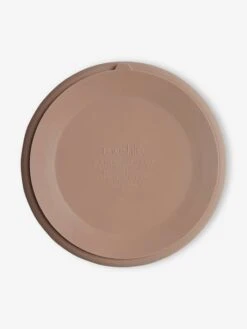 Assiette Compartimentée MUSHIE En Silicone Beige - Mushie -Vertbaudet Soldes Magasin assiette compartimentee mushie en silicone 2