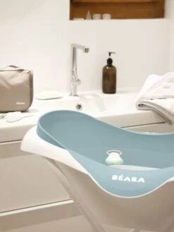 Baignoire BEABA Camélé'o Green Blue - Beaba -Vertbaudet Soldes Magasin baignoire beaba cameleo 3