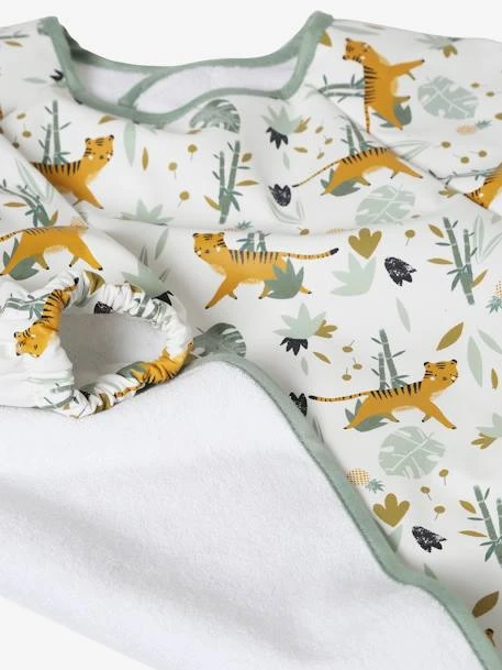 Bavoir Manches Longues VERTBAUDET Imprimé Tigres - Vertbaudet 3 Bavoir Manches Longues VERTBAUDET Imprimé Tigres - Vertbaudet – Image 3