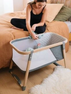 Berceau De Voyage Vertbaudet Naturel/gris - Vertbaudet -Vertbaudet Soldes Magasin berceau de voyage vertbaudet 4