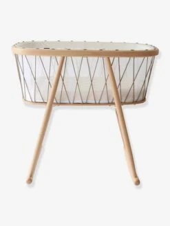 Berceau Kumi CHARLIE CRANE Marron Clair (hazelnut) - Charlie Crane -Vertbaudet Soldes Magasin berceau kumi charlie crane 3