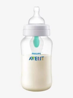 Biberon 330 Ml Philips AVENT Anti-colic Avec Valve AirFree Transparent - Philips Avent -Vertbaudet Soldes Magasin biberon 330 ml philips avent anti colic avec valve airfree 2