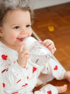 Biberon D'apprentissage 2 En 1 (210 Ml) BEABA Vert Sauge - Beaba -Vertbaudet Soldes Magasin biberon dapprentissage 2 en 1 210 ml beaba 5