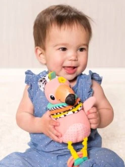 Boîte à Musique Flamand Rose INFANTINO Rose - Infantino -Vertbaudet Soldes Magasin boite a musique flamand rose infantino 2