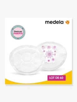 Boîte De 60 Coussinets D’allaitement Jetables Safe & Dry Ultra Thin MEDELA Blanc - Medela