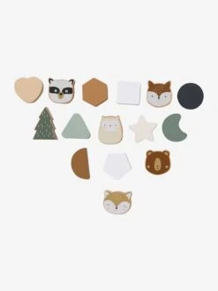 Boîte Des Animaux à Encastrer GREEN FOREST En Bois FSC® Multicolore - Vertbaudet -Vertbaudet Soldes Magasin boite des animaux a encastrer green forest en bois fsc 4