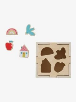 Boite Des Formes à Encastrer CROQUE LA VIE En Bois FSC® Rouge - Vertbaudet -Vertbaudet Soldes Magasin boite des formes a encastrer croque la vie en bois fsc 5