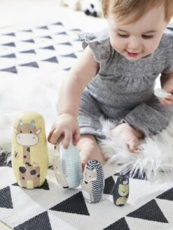 Boites Gigognes Animaux En Bois Multicolore - Vertbaudet -Vertbaudet Soldes Magasin boites gigognes animaux en bois 4