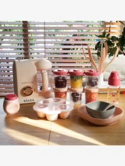 Bol En Silicone Avec Ventouse BEABA Gris - Beaba -Vertbaudet Soldes Magasin bol en silicone avec ventouse beaba 3