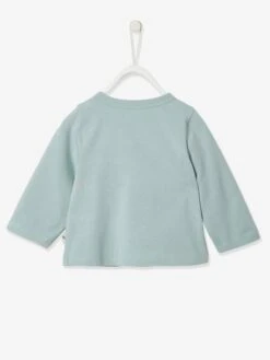 Brassière Bébé Naissance Coton Et élasthanne Vert Céladon - Vertbaudet -Vertbaudet Soldes Magasin brassiere bebe naissance coton et elasthanne 3