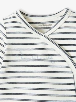 Brassière Bébé Naissance Coton Et élasthanne BASICS Ivoire - Vertbaudet -Vertbaudet Soldes Magasin brassiere bebe naissance coton et elasthanne basics 5