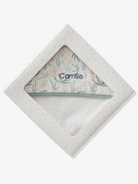 Cape De Bain Bébé En éponge Et Gaze De Coton SOUS L'OCÉAN Blanc - Vertbaudet 4 Cape De Bain Bébé En éponge Et Gaze De Coton SOUS L'OCÉAN Blanc - Vertbaudet – Image 4