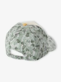 Casquette "jungle" Bébé Garçon Gris Chiné Imprimé - Vertbaudet -Vertbaudet Soldes Magasin casquette jungle bebe garcon 2