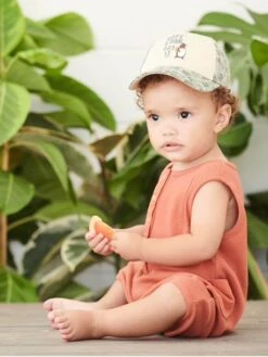 Casquette "jungle" Bébé Garçon Gris Chiné Imprimé - Vertbaudet -Vertbaudet Soldes Magasin casquette jungle bebe garcon 3