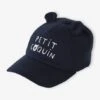 Casquette Ourson Bébé Garçon Marine - Vertbaudet