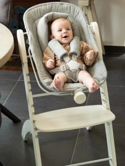 Chaise évolutive + Tablette Newborn Evosit CHILDHOME écru - Childhome