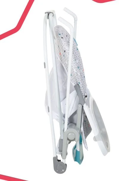 Chaise Haute Compacte BADABULLE Gris/chevrons - Badabulle 4 Chaise Haute Compacte BADABULLE Gris/chevrons - Badabulle – Image 4