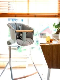 Chaise Haute évolutive BEABA Up & Down Gris - Beaba -Vertbaudet Soldes Magasin chaise haute evolutive beaba up down 3
