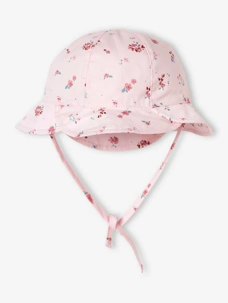 Chapeau Imprimé Bébé Fille Rose Pâle - Vertbaudet 2 Chapeau Imprimé Bébé Fille Rose Pâle - Vertbaudet – Image 2