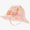 Chapeau Imprimé Bébé Fille Rose Pâle Imprimé - Vertbaudet