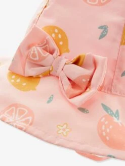 Chapeau Imprimé Bébé Fille Rose Pâle Imprimé - Vertbaudet -Vertbaudet Soldes Magasin chapeau imprime bebe fille 8