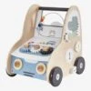 Chariot De Marche Avec Freins EN VOITURE SIMON En Bois FSC® Multicolore - Vertbaudet