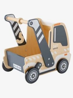 Chariot De Marche Camion En Bois FSC® Beige - Vertbaudet -Vertbaudet Soldes Magasin chariot de marche camion en bois fsc 2