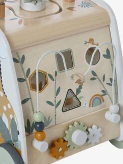 Chariot De Marche Multi-activités Tanzanie En Bois FSC® Vert - Vertbaudet -Vertbaudet Soldes Magasin chariot de marche multi activites tanzanie en bois fsc 5