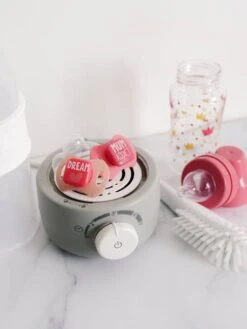 Chauffe-biberon Et Stérilisateur BEABA Baby Milk Second Gris/blanc - Beaba -Vertbaudet Soldes Magasin chauffe biberon et sterilisateur beaba baby milk second 3