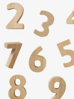 Chiffres En Bambou Beige - Vertbaudet -Vertbaudet Soldes Magasin chiffres en bambou 2