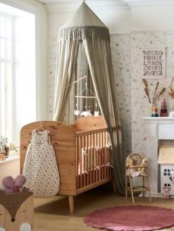 Ciel De Lit à Franges GRENIER Vert - Vertbaudet -Vertbaudet Soldes Magasin ciel de lit a franges grenier 3