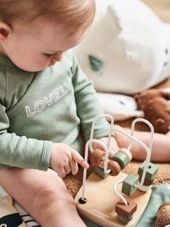 Coffret 3 Jeux D'éveil GREEN FOREST En Bois FSC® Multicolore - Vertbaudet -Vertbaudet Soldes Magasin coffret 3 jeux deveil green forest en bois fsc 3