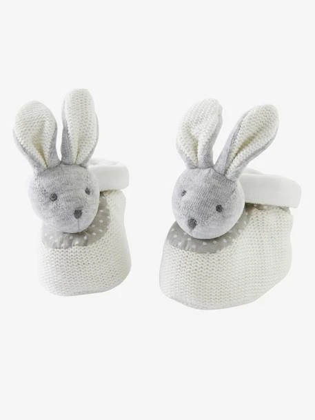 Coffret Chaussons Lapinou. Beige - Vertbaudet 2 Coffret Chaussons Lapinou. Beige - Vertbaudet – Image 2