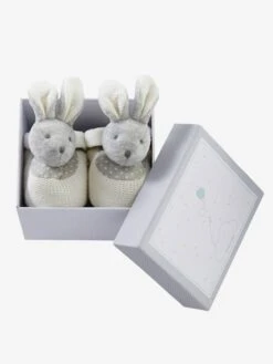 Coffret Chaussons Lapinou. Beige - Vertbaudet 5 Coffret Chaussons Lapinou. Beige - Vertbaudet -Vertbaudet Soldes Magasin coffret chaussons lapinou 2