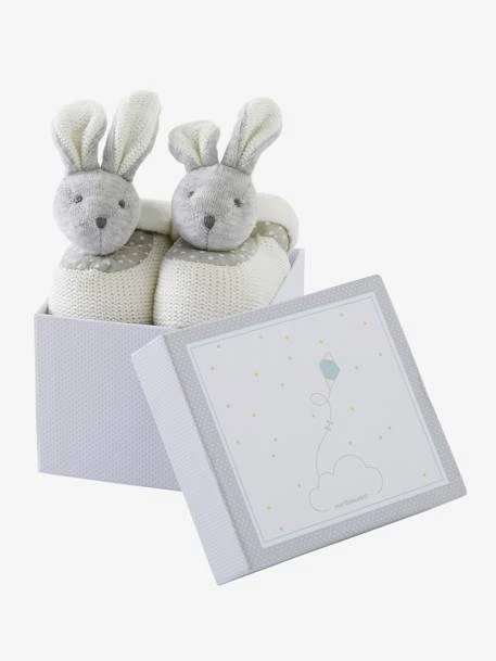 Coffret Chaussons Lapinou. Beige - Vertbaudet 1 Coffret Chaussons Lapinou. Beige - Vertbaudet