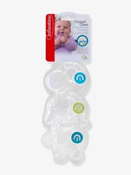 Coffret De 3 Anneaux De Dentition Cristal - INFANTINO Blanc - Infantino 5 Coffret De 3 Anneaux De Dentition Cristal - INFANTINO Blanc - Infantino – Image 5