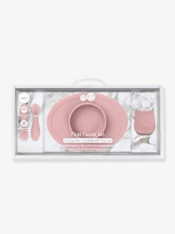 Coffret-repas 4 Pièces EZPZ First Food Set En Silicone Bleu - EZPZ -Vertbaudet Soldes Magasin coffret repas 4 pieces ezpz first food set en silicone 2
