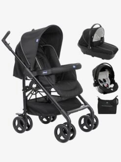 Combiné CHICCO Trio Sprint Noir/gris - Chicco