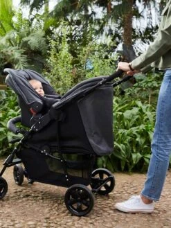 Combiné Duo Babycoque + Poussette Vertbaudet Primacity Noir/gris - Vertbaudet -Vertbaudet Soldes Magasin combine duo babycoque poussette vertbaudet primacity 5