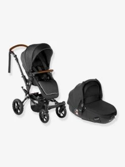 Combiné JANE Crosswalk + Nacelle Auto Matrix Light 2 Collection 2022 Noir (cold Black) - Jane -Vertbaudet Soldes Magasin combine jane crosswalk nacelle auto matrix light 2 collection 2022 2