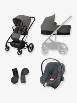 Combiné Trio CYBEX Balios S Lux 3-in-1 Noir (deep Black) - Cybex