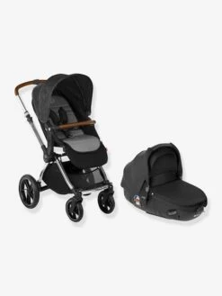 Combiné Trio Poussette Kawai + Nacelle Micro + Siège-auto Groupe 0+ Koos ISize R1 Collection 2022 JANE Noir (cold Black) - Jane -Vertbaudet Soldes Magasin combine trio poussette kawai nacelle micro siege auto groupe 0 koos isize r1 collection 2022 jane 2