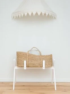 Couffin Bébé CHILDHOME Moise Jonc De Mer Naturel/écru - Childhome -Vertbaudet Soldes Magasin couffin bebe childhome moise jonc de mer 3