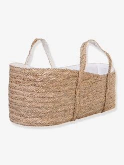 Couffin Bébé CHILDHOME Moise Jonc De Mer Naturel/écru - Childhome -Vertbaudet Soldes Magasin couffin bebe childhome moise jonc de mer 4