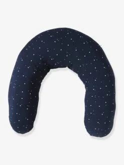 Coussin D'allaitement + Housse De Protection Bio Collection Bleu Foncé/étoiles - Vertbaudet -Vertbaudet Soldes Magasin coussin dallaitement housse de protection bio collection 2