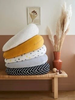Coussin D'allaitement + Housse De Protection VERTBAUDET Ivoire Graphique - Vertbaudet -Vertbaudet Soldes Magasin coussin dallaitement housse de protection vertbaudet 4