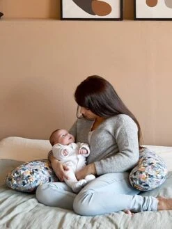 Coussin De Maternité Et D'allaitement BEABA Big Flopsy Gris - Beaba -Vertbaudet Soldes Magasin coussin de maternite et dallaitement beaba big flopsy 2