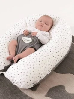 Coussin De Maternité Et D'allaitement évolutif CANDIDE Multirelax+ Gris/imprimé étoiles - Candide -Vertbaudet Soldes Magasin coussin de maternite et dallaitement evolutif candide multirelax 2